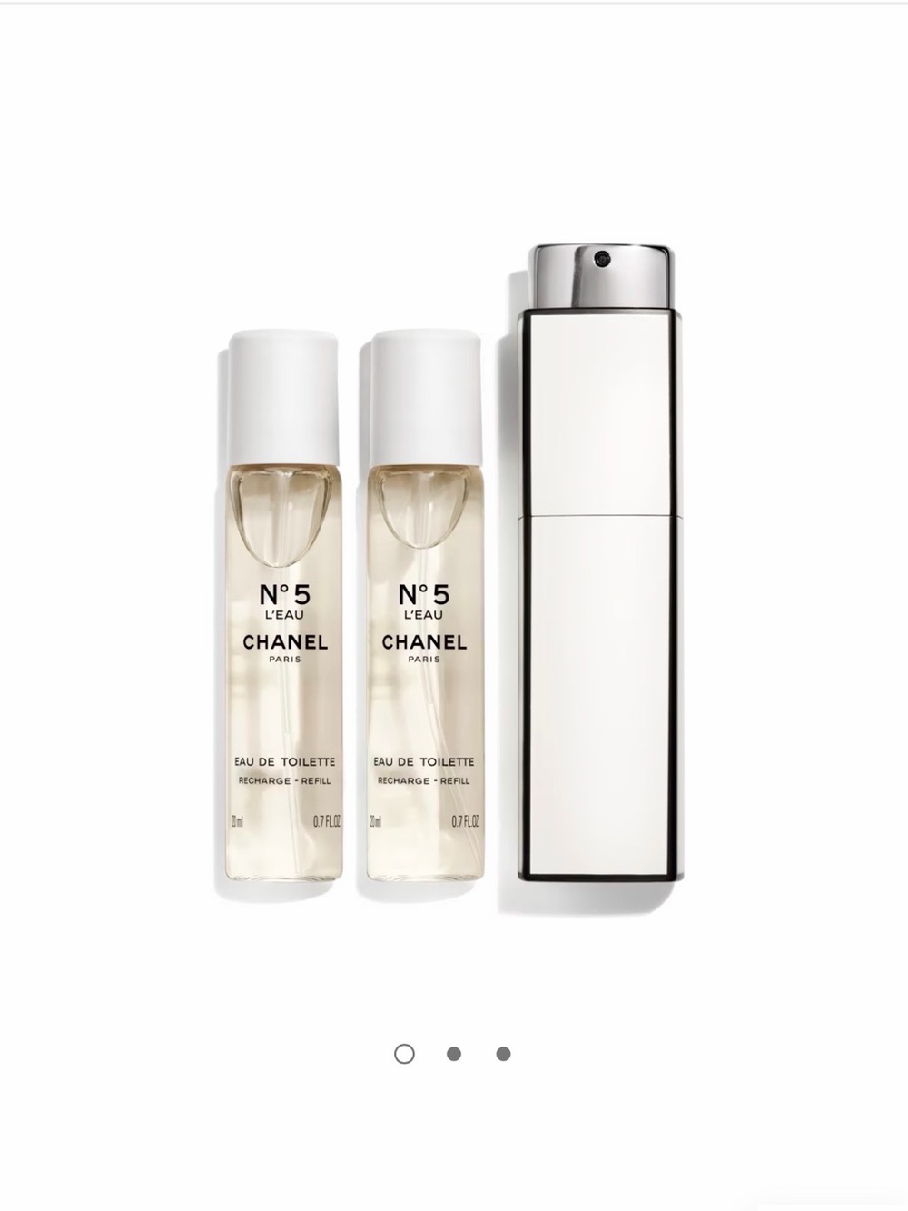 Chanel N5 parfum travel set